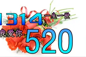 520快到了，一首情歌《1314520》一生一世我爱你，送给心爱的你！视频封面