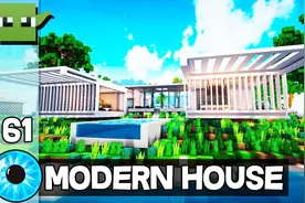 我的世界MC：国外大神教你建造超豪华的现代别墅，登上人生巅峰视频封面