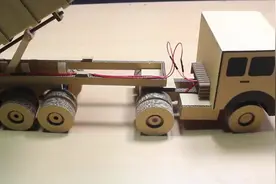 纸板仿真车模DIY—纯手工打造精美卡车模型教程视频封面
