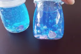 毕业季创意留念礼物，超梦幻蓝色海洋瓶DIY，简单漂亮有心意视频封面