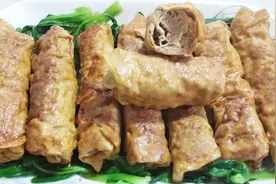 酒店大厨都这么做千张卷肉，上桌抢个精光，一看就会做视频封面