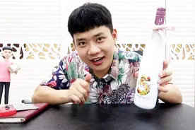 试喝入门级红酒“桑格利亚甜红”，粉色的丝带让我怎能不喜欢视频封面