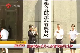 国家税务总局江苏省税务局挂牌，省国税、地税正式合并视频封面