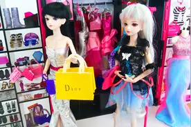 趣味过家家玩具 叶罗丽白光莹一起去买礼服参加舞会视频封面