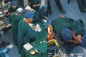手术室监拍：医生抢救孕妇时虚弱晕倒视频封面