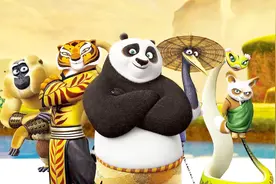 精美的《功夫熊猫3》主题PPT作品视频封面