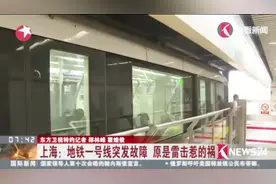 上海：地铁一号线突发故障 原是雷击惹的祸视频封面