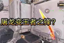 cf手游：天美总算对屠龙下手了，这怕是一把假的王者之锋
