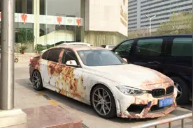 宝马车主为了防盗，把车身做旧近似报废，难道不怕交警查吗？视频封面
