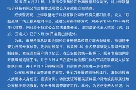 「净网2018」天涯海角，有逃必追——上海公安机关成功抓获“联璧金融”案主要犯罪嫌疑人图片
