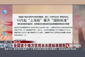 你的饮用水符合标准吗？上海颁布饮用水标准 多项指标趋于严格视频封面