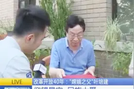 改革开放40年：“嫦娥之父”叶培建 仰望星空 民族大爱视频封面