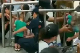 2岁幼童头卡护栏 机智警察想出妙招帮其脱困 家长瞬间笑了！视频封面