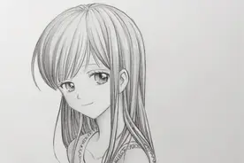 教你画一个可爱的卡通美少女视频封面
