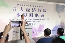 五大经济特区深圳集结本土佳作 水彩画联展架沟通之桥视频封面