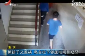 重庆：熊孩子又惹祸 私自拉下邻居电闸惹众怒视频封面