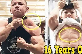 16岁的健美运动员-Tristyn Lee（肌肉撕裂训练）视频封面