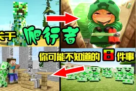 我的世界：苦力怕你不知道的8件事，苦力怕娘就是要抱抱，举高高视频封面