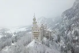 麦小兜自驾到德国，下雪天竟然把无人机给飞上天，拍到这绝美雪景视频封面