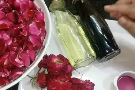 将玫瑰花瓣放进锅里煮一下，你就会拥有免费的玫瑰精油爽肤水视频封面