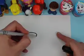 手工创意玩具：画画汪汪队立大功阿奇消防队帽子视频封面