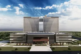 徐州耗资18.5亿建设新医院，坐落于新城区西部，建设工期达900天图片