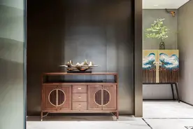 这才是中国风，200㎡新中式会所，从玄关开始，一路惊艳图片
