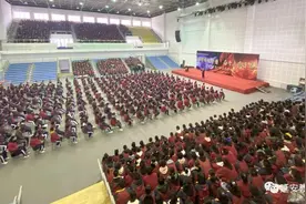 铿锵的誓言、拼搏的激情，在延中体育馆回荡！图片