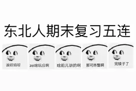 表情包｜不同省份 如东北人期末复习图片