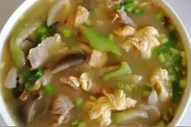 老母亲日常饮食记录之：这道汤菜真的很适合孩子吃呀图片