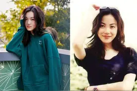 李嫣嘴唇恢复也太好了！才14岁身高已超1米7，侧脸太像王菲了图片