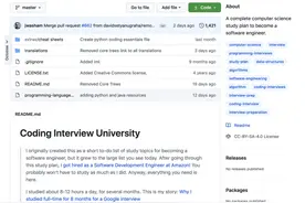 GitHub上最励志的计算机自学教程（重制版）图片