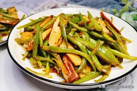 豆角炒豆干，太下饭了。味道一如既往的好，就是这个味儿图片