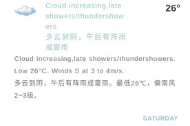 A showers /thundershowers weekend 有雷阵雨的双休日图片