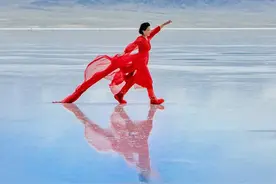 天空之镜～茶卡盐湖图片