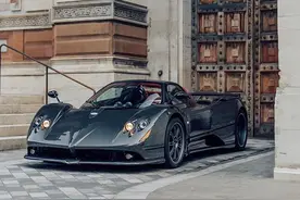 超强的战斗气息，实拍超级跑车帕加尼，Zonda 全球限量一台图片