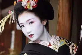 殿上眉黑牙齿，配上雪白的脂粉，平安时代日本女子妆容竟如此独特图片