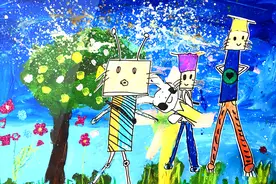 青少年艺术专访∣走进画室·深圳市调色盘当代国际美育图片