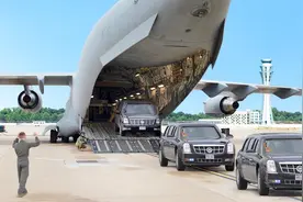 空地一体！美国庞大的“总统车队”是如何运输到世界各国的？图片