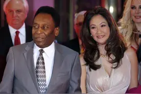球王贝利的风流史，结婚三次有几十个私生子，76岁娶年轻日本富婆图片