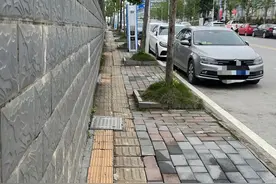 “一脚宽”人行道整改了！花溪区这两条路挡道花池已“瘦身”！｜融媒问政·记者追踪图片