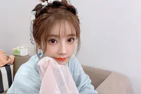 冯提莫汉服甜美写真图片图片