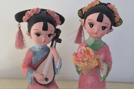 超萌的娃娃摆件 大家一起来看看图片
