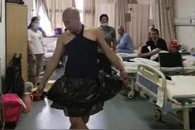 穿着垃圾袋跳芭蕾，邢台“光头哥”的“快乐抗癌”人民日报都为他点赞图片