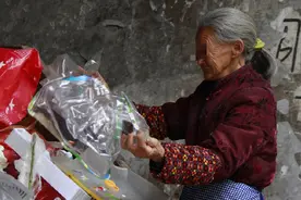 拾荒老人捡条流浪狗，老人生病，小狗行为怪异，偷偷跟踪它傻了图片