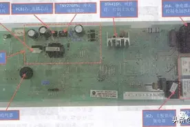 海尔滚筒洗衣机电控板电源电路原理与检修图片