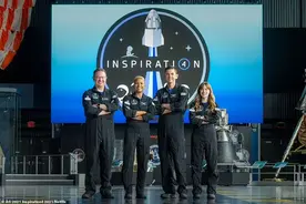 里程碑！全球首个“纯素人”载人航空：SpaceX 送4人3日太空旅游图片