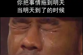 梗图合集：把事情拖到明天再做，当明天到了时的我图片