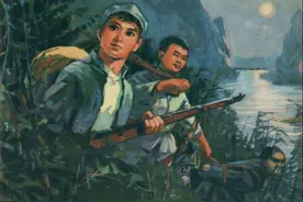连环画《八个红小鬼》，绘画沈在召图片