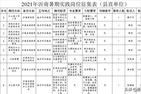 青鸟计划·才聚沂南 | 2021年大学生暑期社会实践开始报名啦！图片